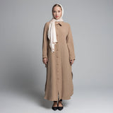 Leyana Shirt/Dress – Beige