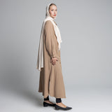 Leyana Shirt/Dress – Beige