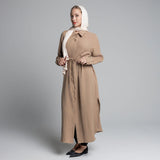 Leyana Shirt/Dress – Beige