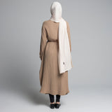 Leyana Shirt/Dress – Beige